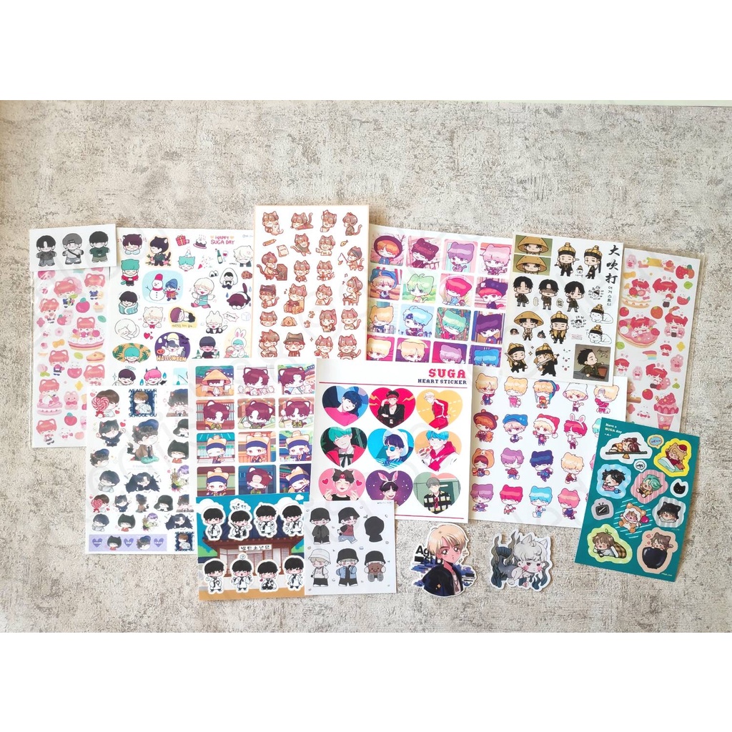 

[READY STOCK] SUGA NON-Transparent Sticker