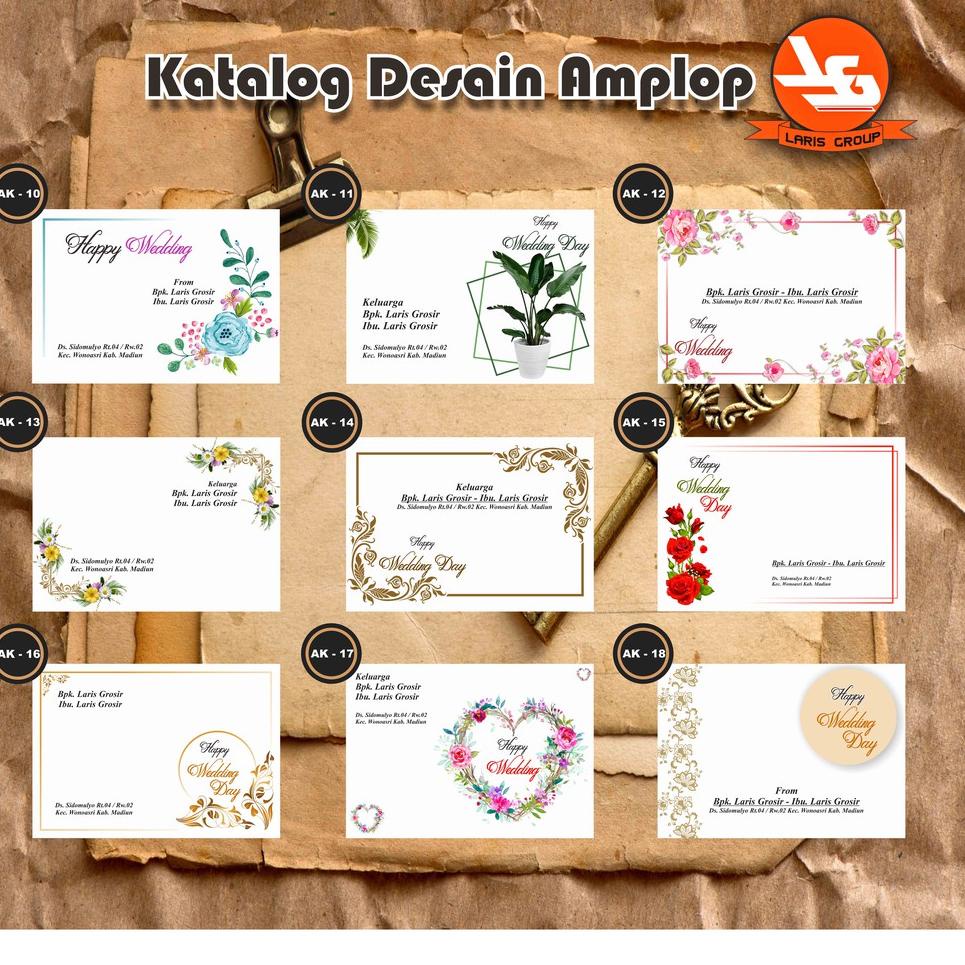 

[FuS ㊓] Amplop Custom Kondangan/Wedding/Khitan |Readi lagi