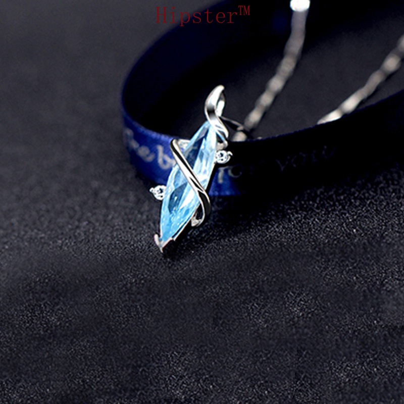 Design Personalized Characteristic Natural Fashion Sapphire Pendant Creative Necklace