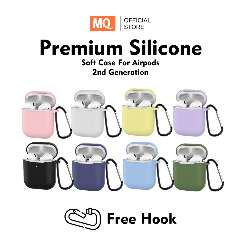MQ Case   Casing MB Pods 2nd Generation  Premium Silicone Softcase Plus Free Hook
