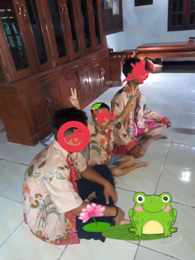 Batik Couple Keluarga Sania Ruffle Ori Ndoro Jowi Dnt Motif Ncim