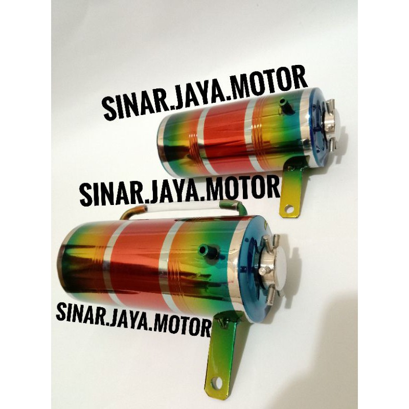 botol air radiator oli samping oslam ninja r. ninja rr. njnja ss Pelangi