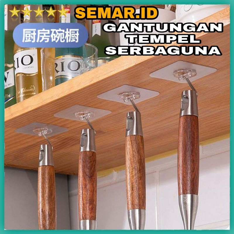 Gantungan Hook Wall Hanger Organizer Adhesive