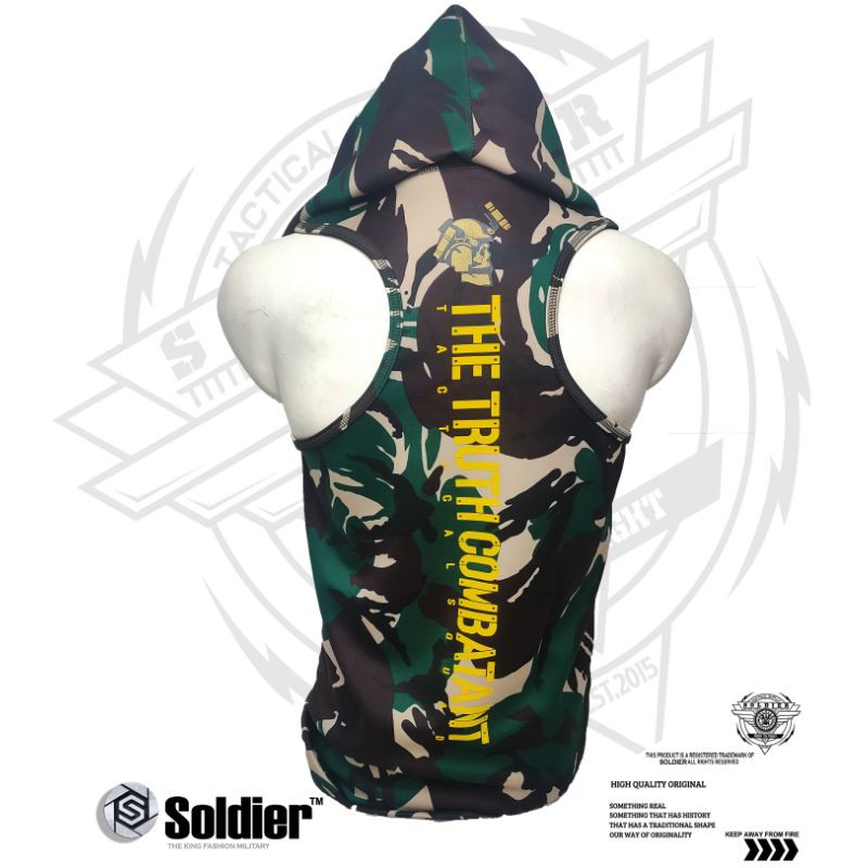 singlet hoodie loreng tni-ad