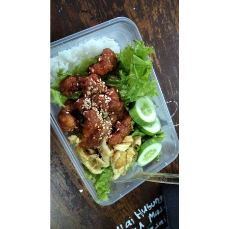 

nasi campur daging hot hot