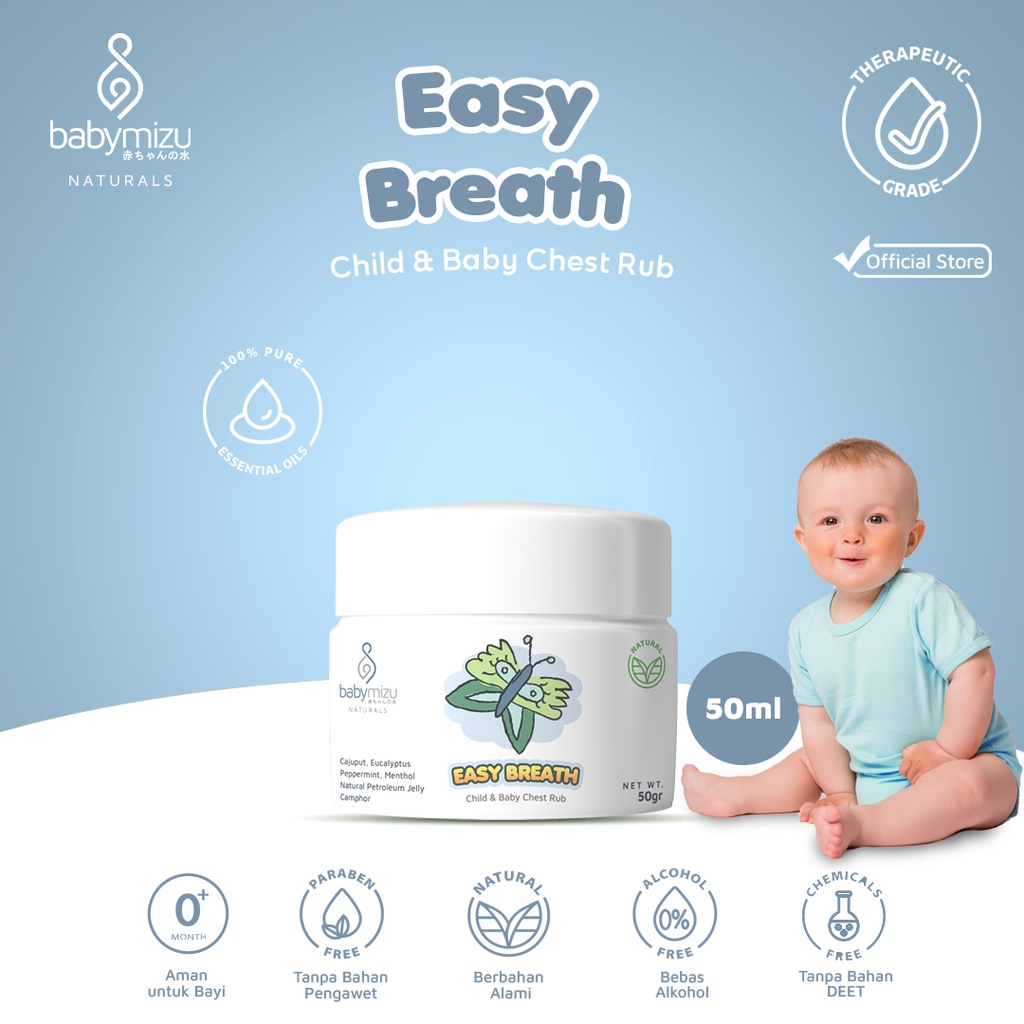 BABYMIZU Baby Cough &amp; Flu Series II - Easy Breath + Comfort Baby