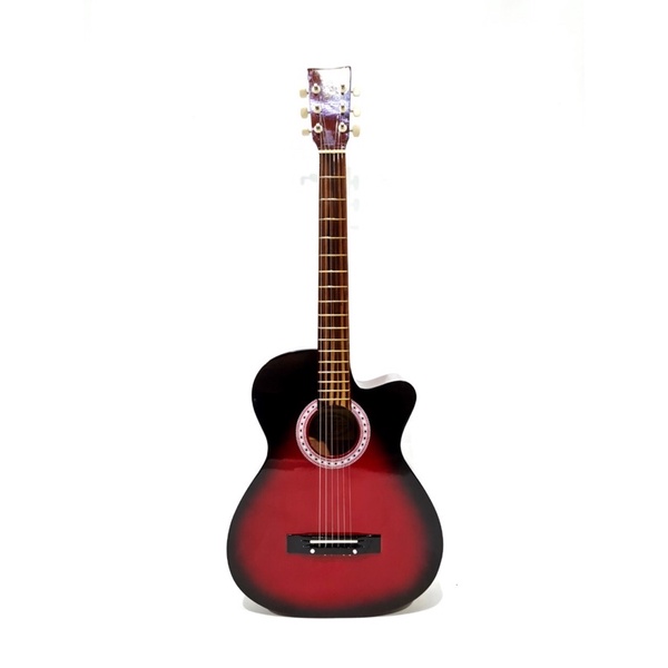 Gitar Akustik Pemula Tipe F310 P Warna Sunburst Model Coak Senar String Murah Jakarta buat Belajar