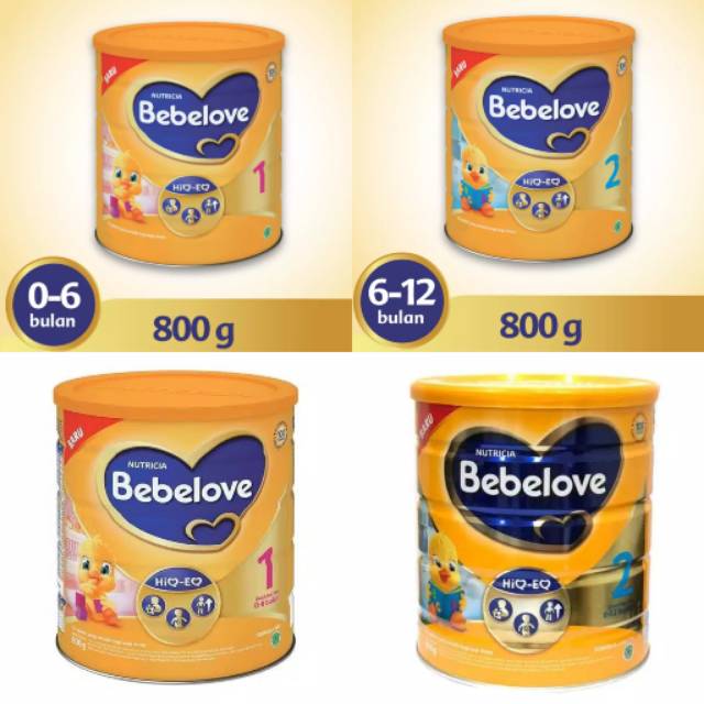 

BEBELOVE 1 BEBELOVE 2 SUSU FORMULA - 800gr