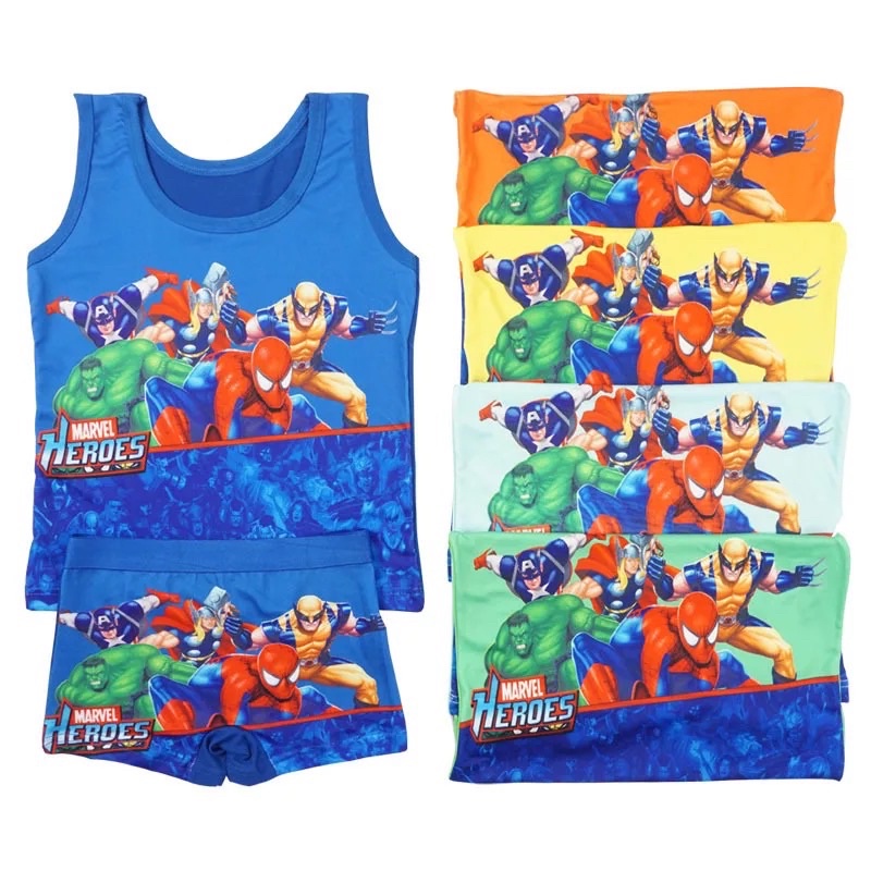 Setelan Singlet Anak Laki Laki dan Boxer Anak Laki Laki Setelan Baju Anak Laki Laki Cowok Spiderman