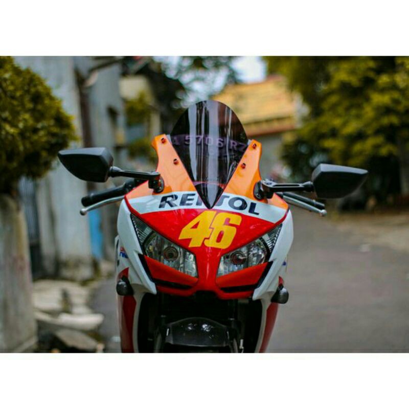 WINSHIELD/WINSIL CBR LOKAL/VISOR CBR-150 LOKAL DIJAMIN PNP TINGGAL PASANG