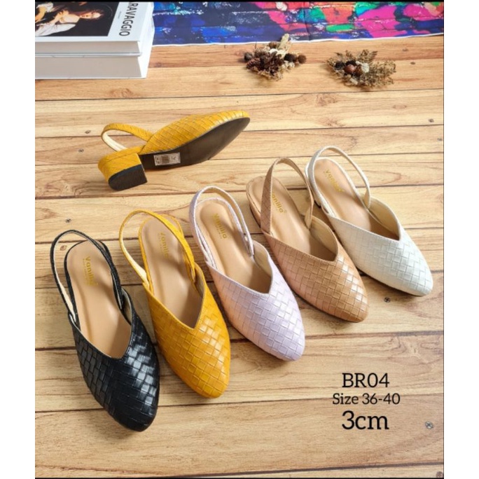 ABBUSHOES  BR 04 bapau tikar karet selly 3cm