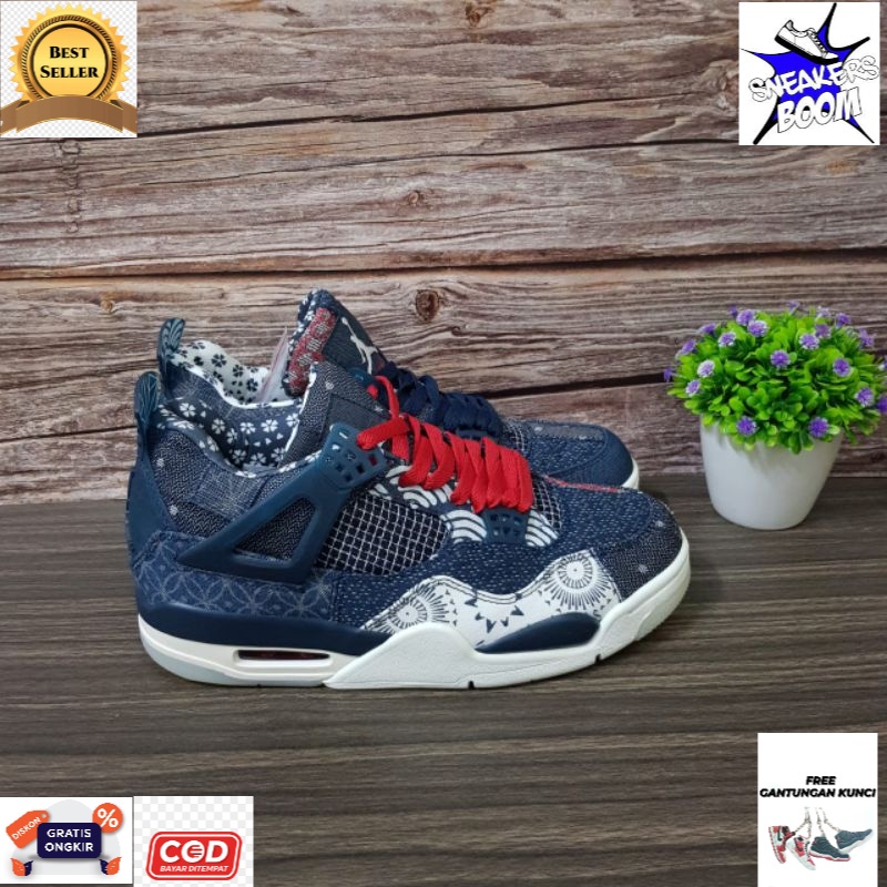Sepatu Nike Air Jordan 4 Retro SE Sashiko PK Quality