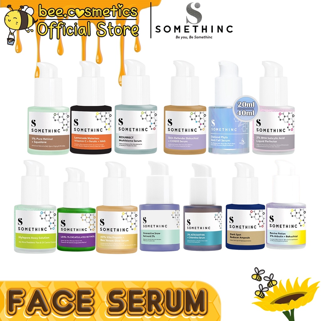 SOMETHINC SERUM SERIES ALL VARIAN ( 2% BHA SALICYLID / 24K GOLD / AHA BHA WEEKLY / BAKUCHIOL / BEET 