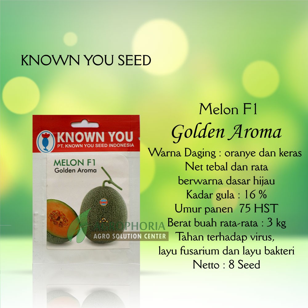 Benih Melon Golden Aroma - Known You Seed