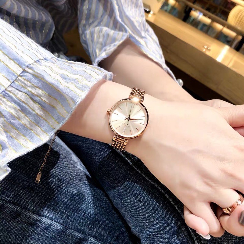 JULIUS JA-960 Bagsomnia Jam Tangan Bulat Rantai Korea Wanita