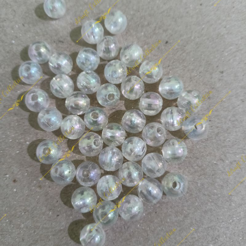 Mutiara Ringan 8mm Kilap Pelangi