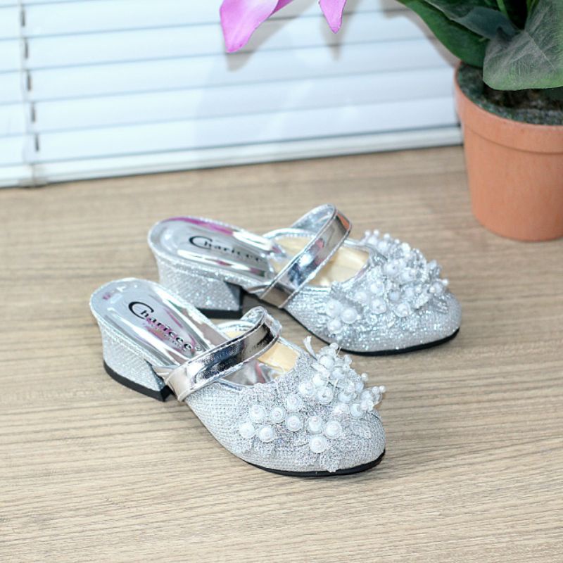 Import Premium Sandal Ring Sandal Anak Perempuan Hak Jinjit Hels Natal Terbaru 2026 Pesta Amak Sanda