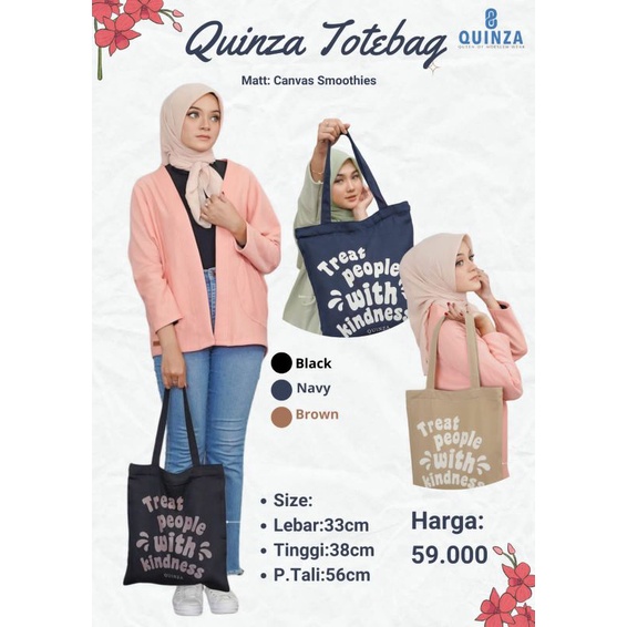 QUINZA TOTE BAG by Quinza