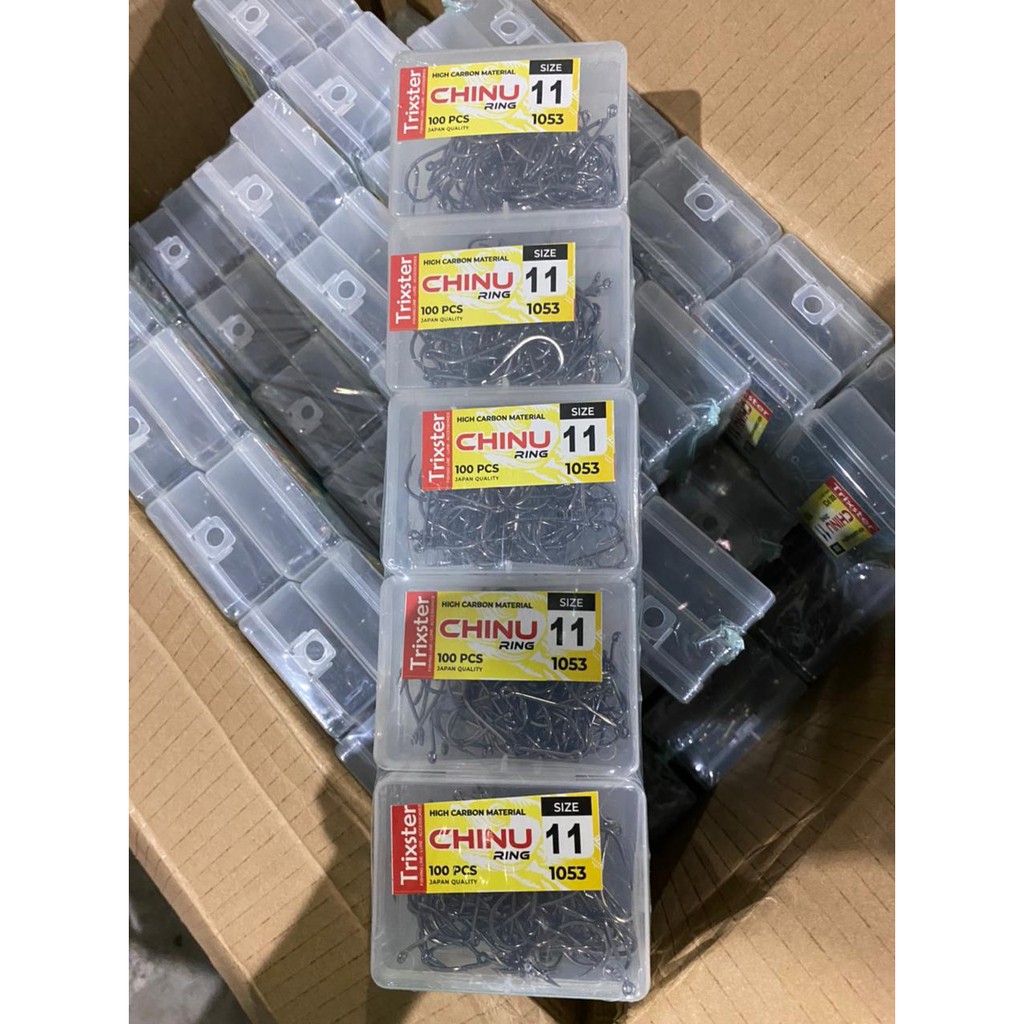 Kail Pancing Kotak Trixster Isi 100 Pcs Chinu 1053 Marusode 1054 Japan Original Murah