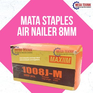 

Mata / Isi Staples Air Nailer 8mm Maxiim