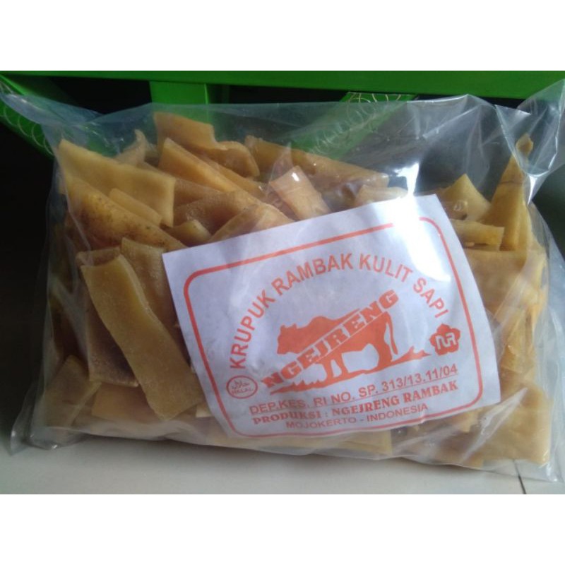 

kerupuk rambak mentah