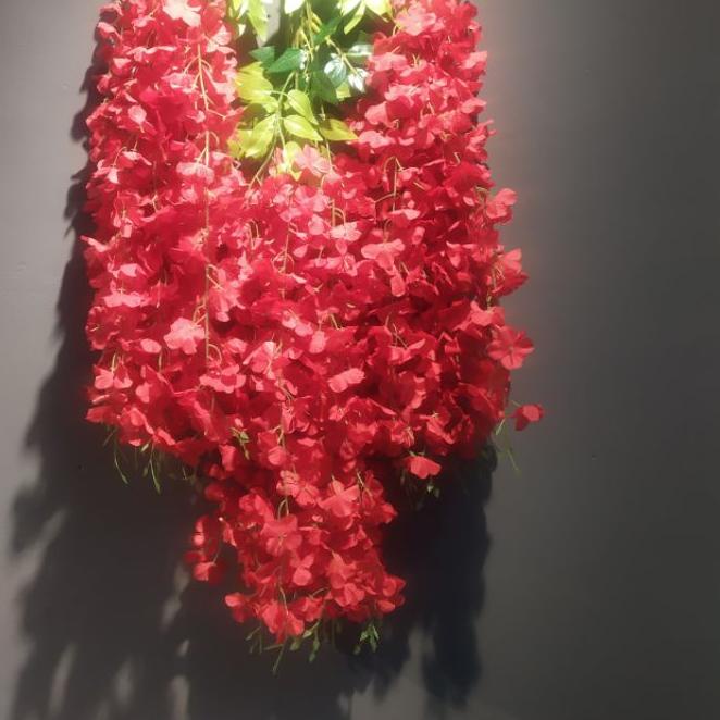 Wisteria Jumbo/ Bunga Artificial (harga perlusin)