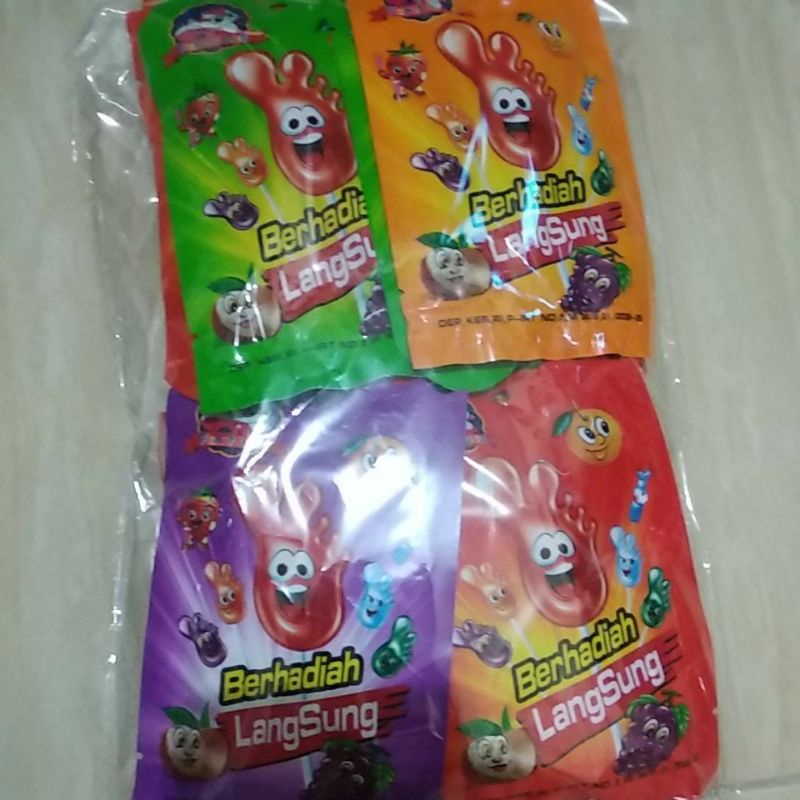 

PERMEN KAKI BERHADIAH ISI 20 PCS