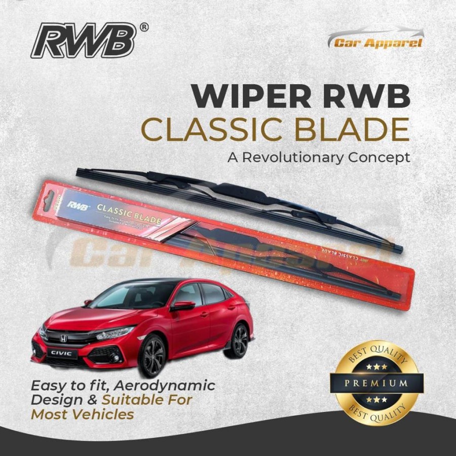 RWB Classic Wiper Civic Tubo Hatchback / Windshield Civic Hatchback