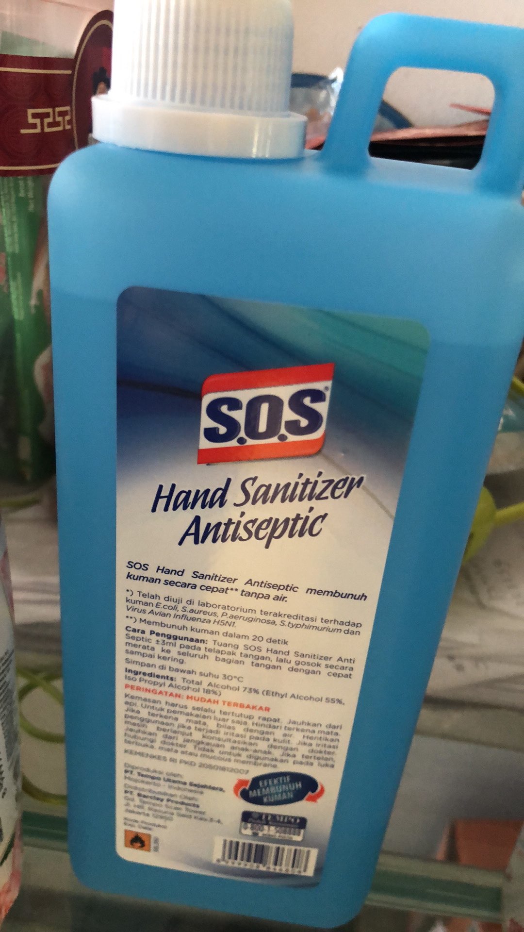 Sos Hand Santizer 1 Liter
