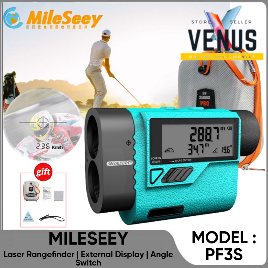 Mileseey PF3S 600M Golf Laser Rangefinder Teleskop Distance Meter Teropong