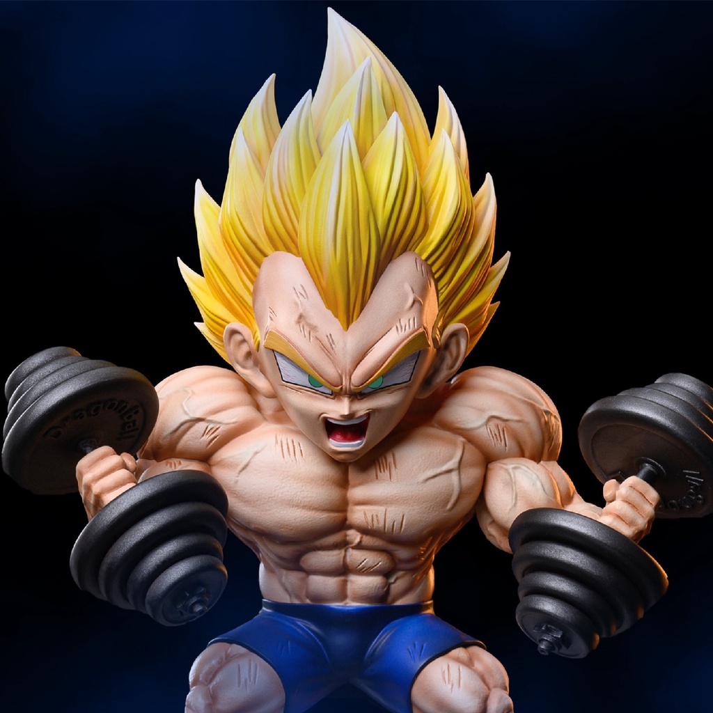 Mainan Action Figure Model Anime Dragon Ball Z Vegeta Muscle Fitness IV Bahan PVC Ukuran 17cm Untuk Hadiah