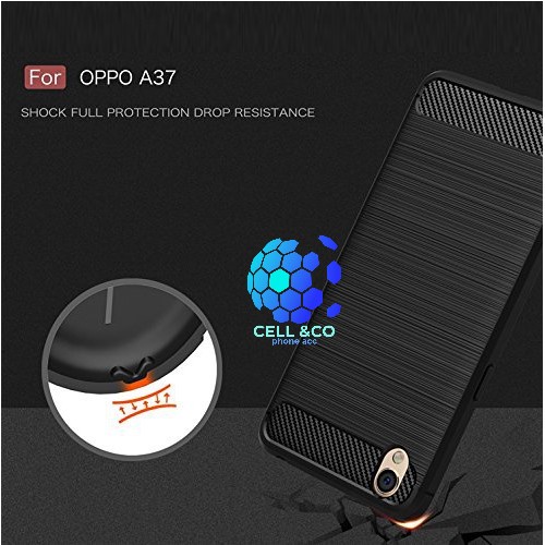 CASE CARBON OPPO A37 NEO 9 casing hp silikon softcase case premium carbon cover