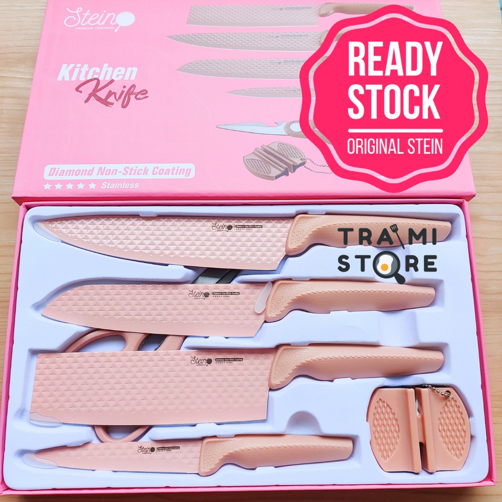 [READY] STEIN STEINCOOKWARE PISAU DIAMOND KNIVES 6 IN 1 SET PISAU DAPUR