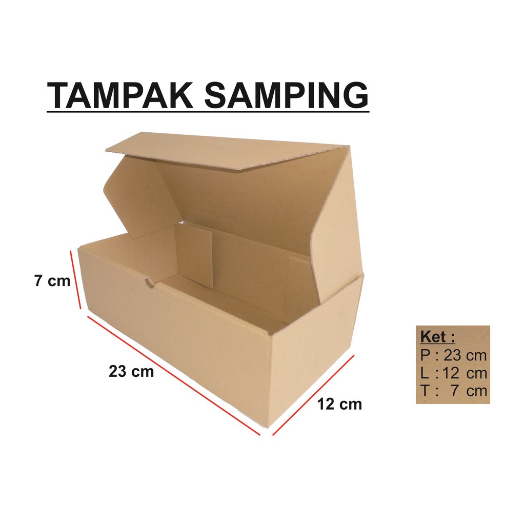 

DUS / BOX / 23x12x7 cm / KOTAK KUE/ KARDUS KUE/ PACKAGING / DUS BROWNIES / DIE CUT