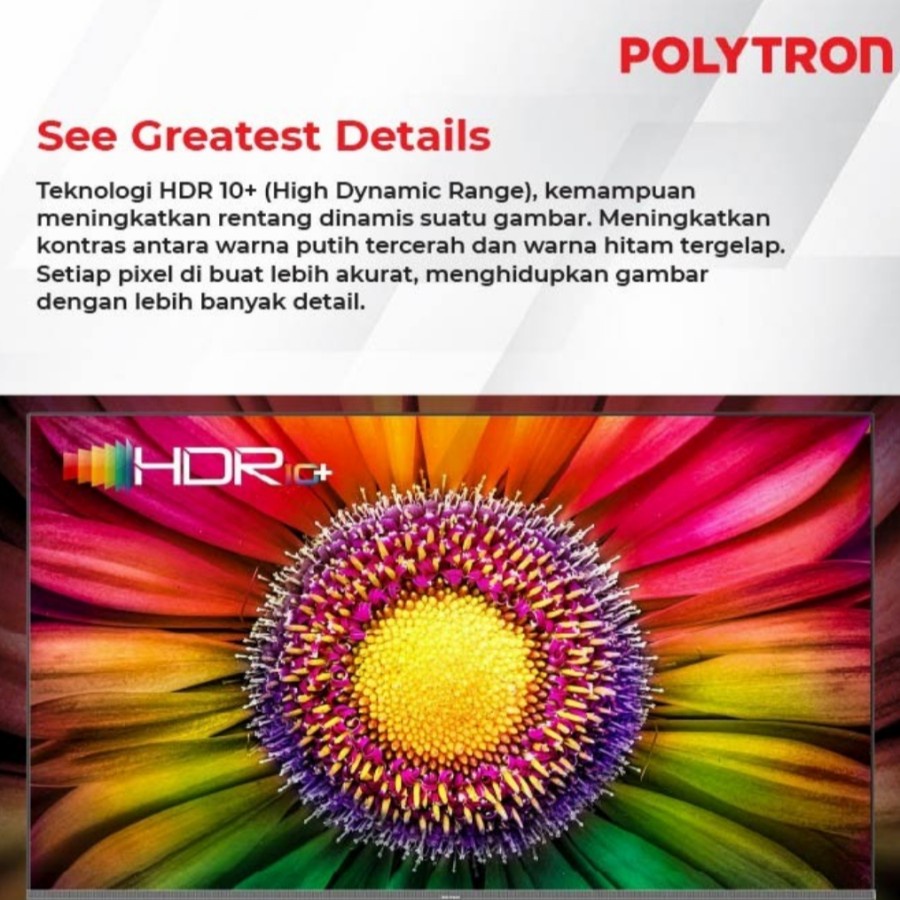 Polytron Mini LED Quantom Dot Smart 4K UHD TV 85 Inch PLD 85UV5903