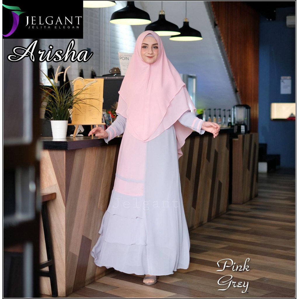 Gamis Arisha Syar'i by jelita muslimah ( jelgant )