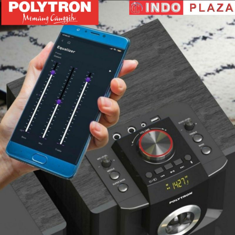 SPEAKER POLYTRON PAS-8EF22 NEW 2022 BLUETOOTH (KHUSUS MEDAN)