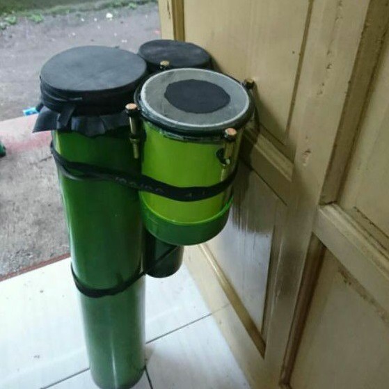 Ketipung kendang paralon gendang koplo dangdut tabla rebana hadroh mainan anak mainan tradisional