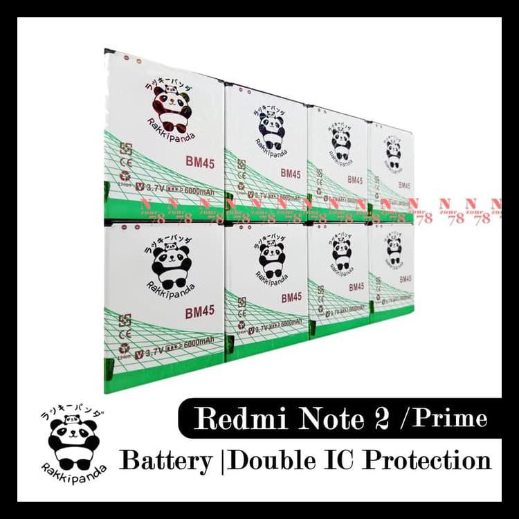 BATERAI XIAOMI REDMI NOTE 2 BM45 BM-45 RAKKIPANDA DOUBLE POWER KODE 502