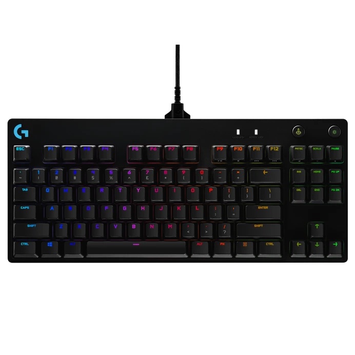 Logitech G Pro Clicky Keyboard Gaming Mechanical TKL RGB