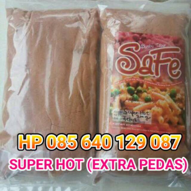 

Bumbu Tabur extra pedas Super Hot 250 gr