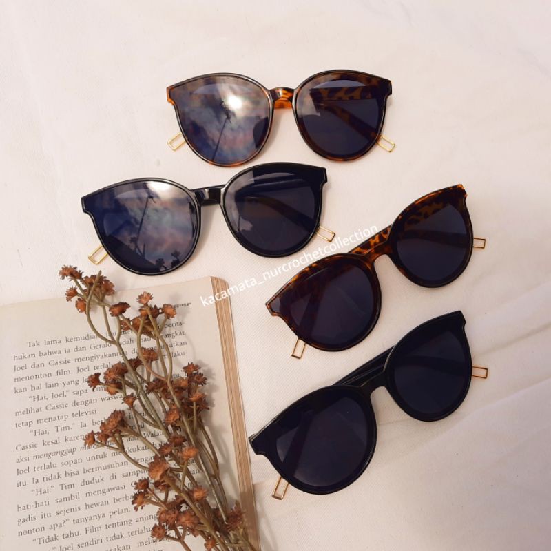 KACAMATA GENTLE MONSTER BLACKPETER STYLE KOREA FASHION KACAMATA HITAM WANITA GM OVERSIZED SUNGLASSES-5