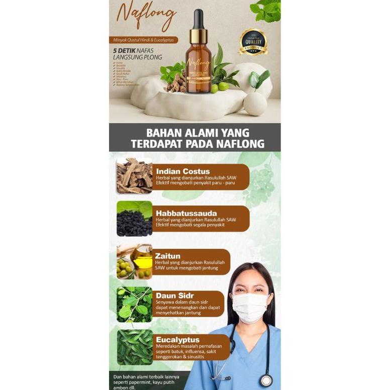 Minyak Qusthul Hindi + Kayu Putih Naflong Essential Oil Original