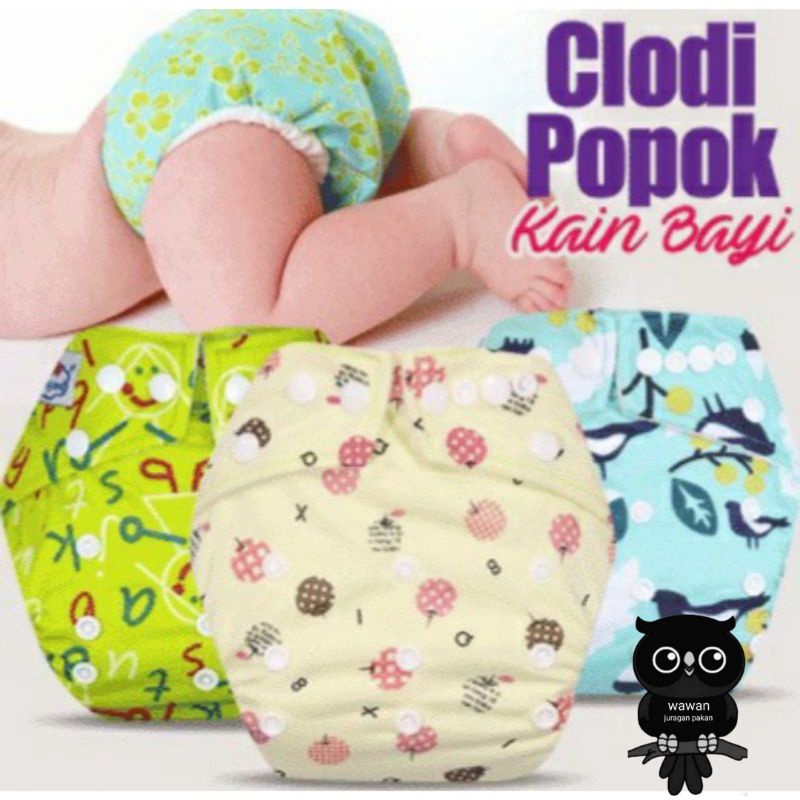 clody bayi ukuran lengkap , popok bayi diapers (clody + insert)