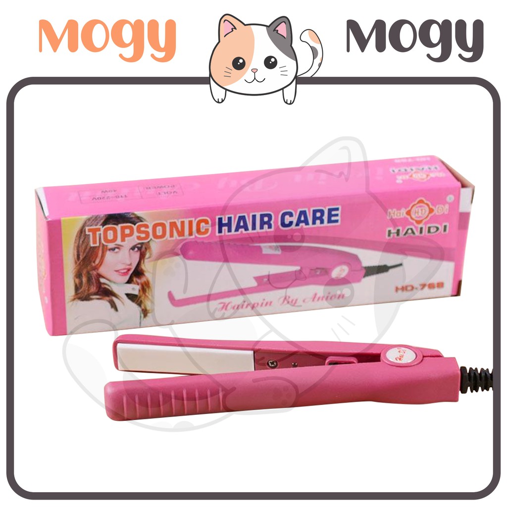 MOGYMOGY HD768 Catokan Rambut Mini Haidi Topsonic Hair Straightener Styling