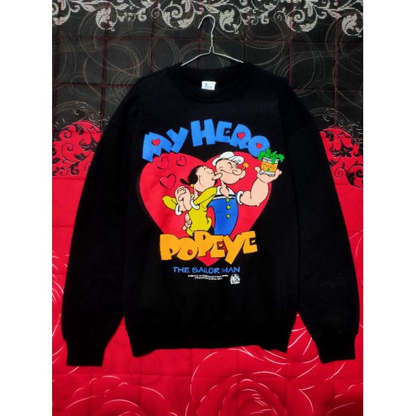 sweater popeye vintage 1993 second original