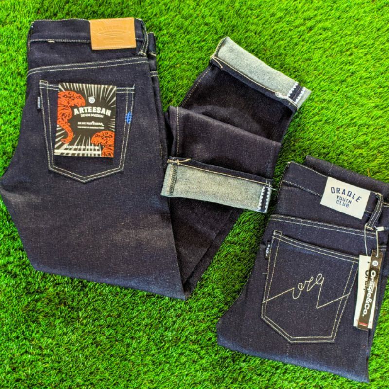 CELANA DENIM SELVEDGE panjang kualitas