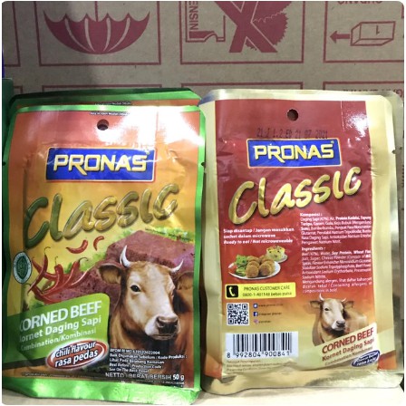 

Pronas Clasic Corned Beef Chese & Chili Flower 50g