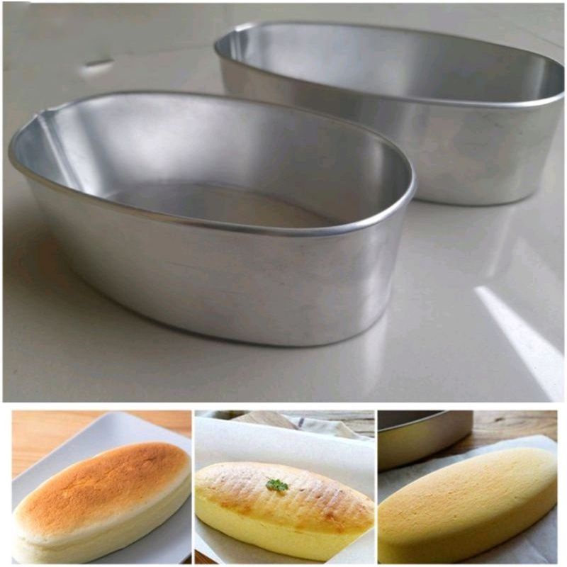 Loyang Bolu Bentuk Oval Loyang Cheese cake Oval /Loyang Oval Manual