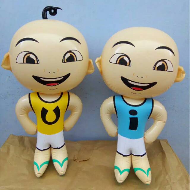 Balon tiup Karakter Upin Ipin Murah